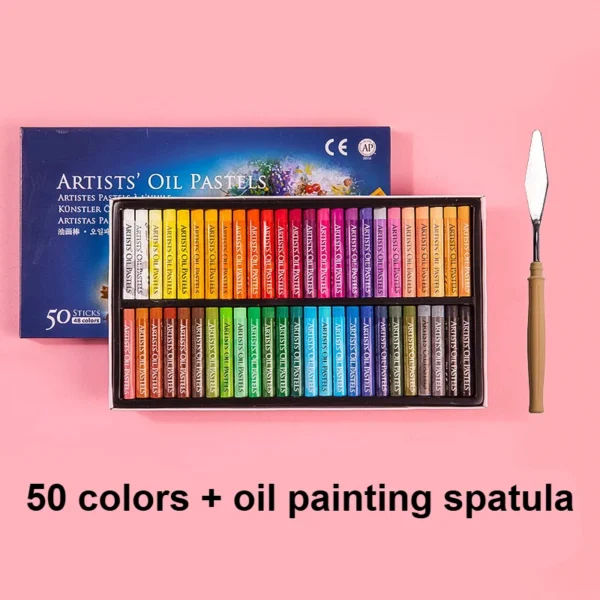 Juego de pasteles al óleo suaves, crayones de arte para pintura profesional, dibujo y graffiti, lavables, no tóxicos, para regalo, escuela de arte