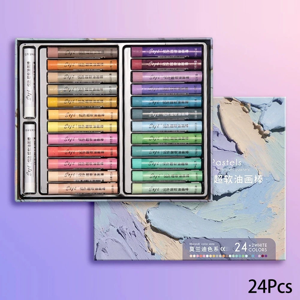 Set de Pasteles al Óleo Suaves para Artistas, 6/24/48 Colores, Profesional y Seguro, para Pintura Artística - Imagen 10
