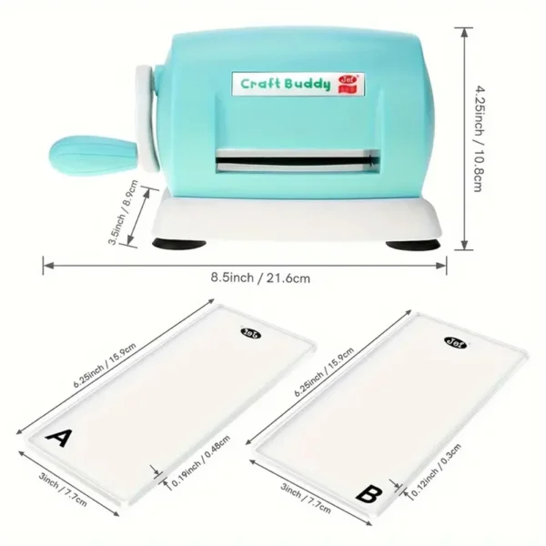 Máquina troqueladora y estampado Manual para hacer tarjetas, álbumes de scrapbooking, álbumes de fotos, para manualidades de papel DIY