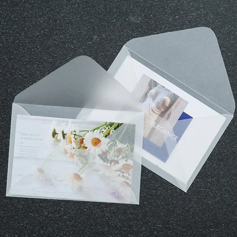 Sobre translúcido para tarjetas de invitaciones, cajas de regalo y postales - Imagen 2