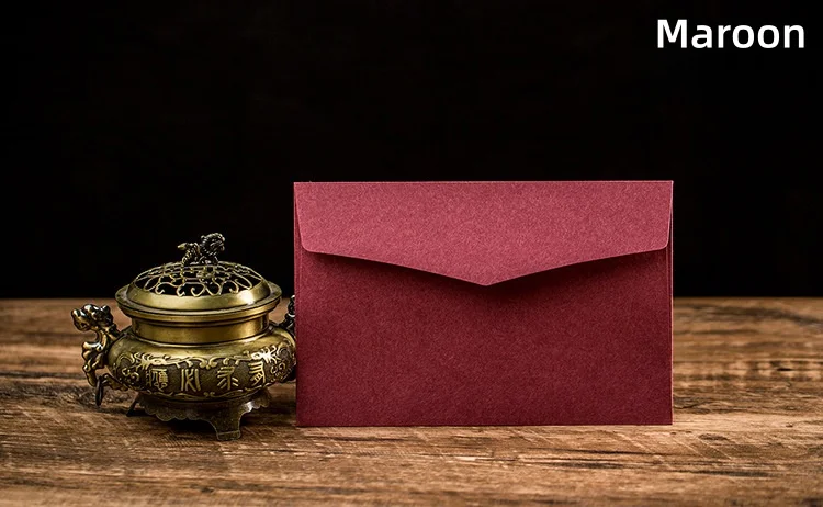 Sobres engrosados, tarjetas de invitación con diseño occidental, sobres grandes con forro de Color - Imagen 5