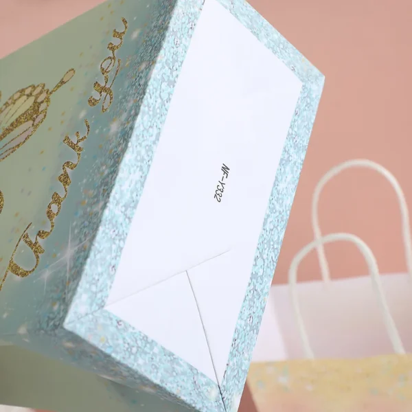 Bolsas de regalo de papel con temática de mariposa, bolsa de papel Kraft con asas para detalles, bodas, Día de la madre, cumpleaños de niñas, baby sohwers y celebraciones