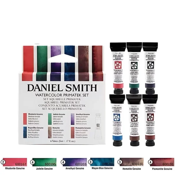Pigmentos de acuarela colores minerales 6 colores 5ml Daniel Smith artistas profesionales