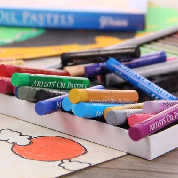 Juego de pasteles al óleo suaves, crayones de arte para pintura profesional, dibujo y graffiti, lavables, no tóxicos, para regalo, escuela de arte