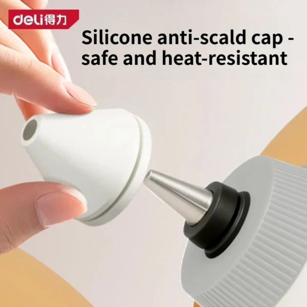 Pistola de pegamento termofusible, pistola de silicona caliente antiescaldado enchufable
