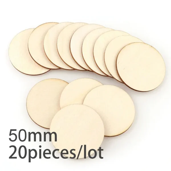 Rebanadas de madera redondas sin terminar para manualidades DIY, discos circulares de madera de 1cm-10cm, 3-100 piezas, manualidades para navidad, siluetas redondas para pintar, adorno de madera en forma cirlular, decoración