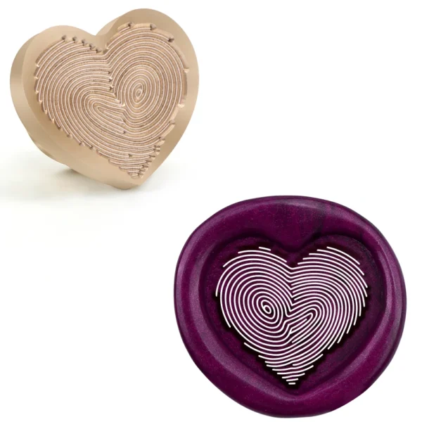 Sellos de cera con forma de corazón Y diferentes diseños