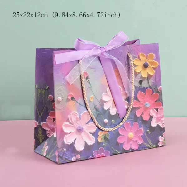 Bolsa de regalo de fiesta Pardboard, bolsa de papel, bolsas de regalo con asas, compras, fiesta, boda, cumpleaños, bolsas al por menor, bolsa de regalo, bolso