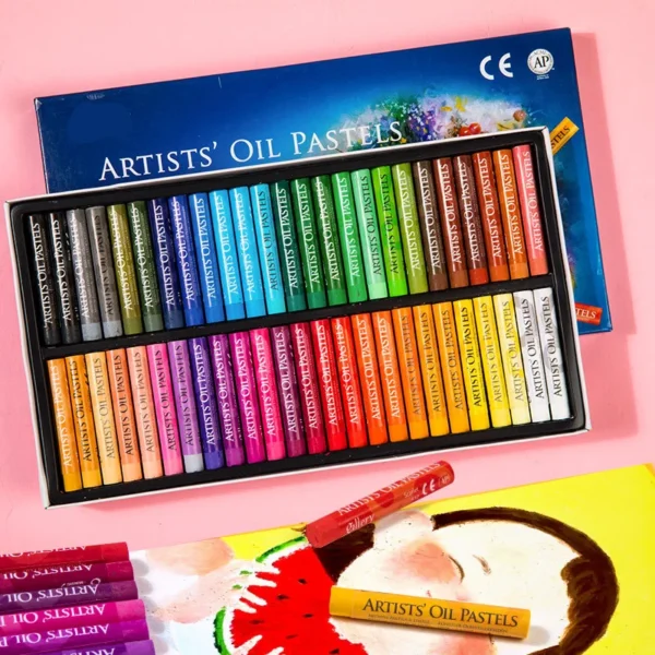 Juego de pasteles al óleo suaves, crayones de arte para pintura profesional, dibujo y graffiti, lavables, no tóxicos, para regalo, escuela de arte