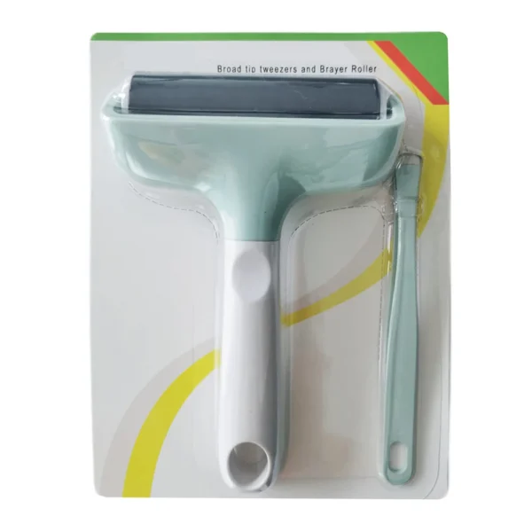 Set removedor  con pinzas y rodillo de Brayer, herramientas de estampado artesanal para Cricut/Silhouette/Brother, impresión artesanal, 2 uds.