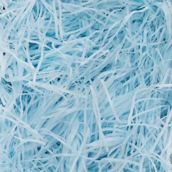 Hebras de papel arrugadas multicolores, confeti arrugado triturado, relleno de caja,