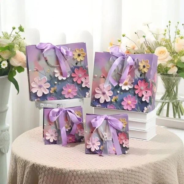 Bolsa de regalo de fiesta Pardboard, bolsa de papel, bolsas de regalo con asas, compras, fiesta, boda, cumpleaños, bolsas al por menor, bolsa de regalo, bolso
