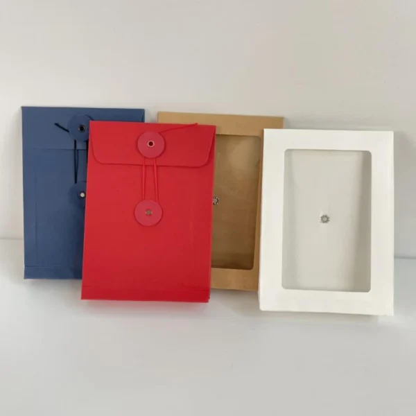 Sobre con ventana, impermeable