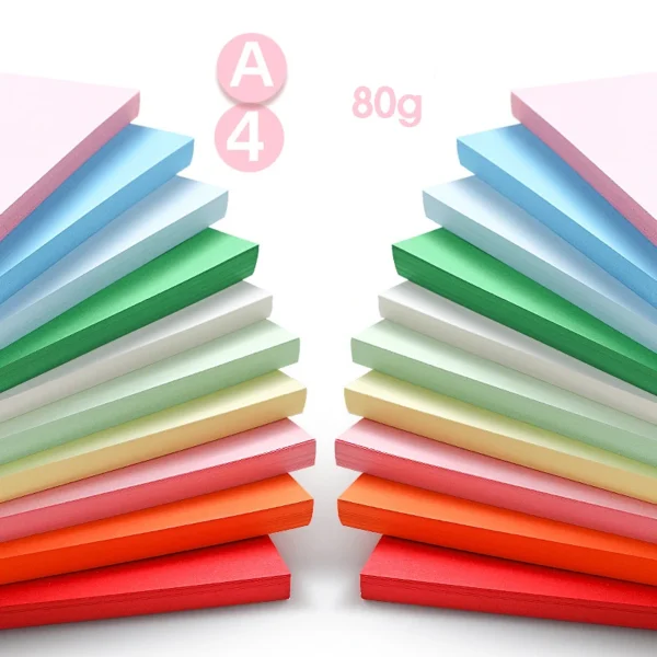 100 Hojas de Papel para impresión de 80g, Papel formato  A4