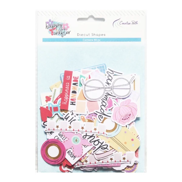 Figuras de papel troquelado, para decoraciones de papelería creativa, creación de tarjetas, decoración de álbum de scrapbooking o recortes, adornos artesanales para tus diseños creativos