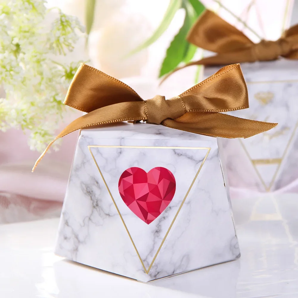 Pegatinas de corazón rojo, para decoraciones de tarjetas, embalajes, packaging, para sellos de sobre, decorativa de amor - Imagen 5