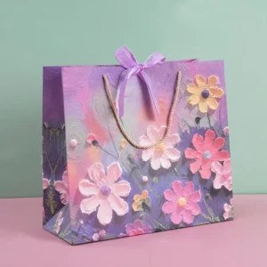 Bolsa de regalo de fiesta Pardboard, bolsa de papel, bolsas de regalo con asas, compras, fiesta, boda, cumpleaños, bolsas al por menor, bolsa de regalo, bolso