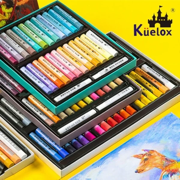 Pastel al óleo super suave profesional, 24/36/48 colores, pasteles suaves blancos de artista para pintar