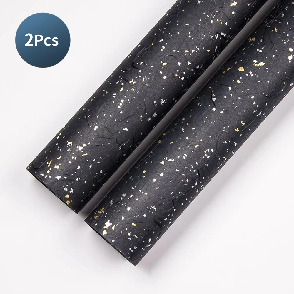 Papel de regalo de 1 metro x 2 hojas en paquete de 6 colores, oro/plata brillante - Imagen 12