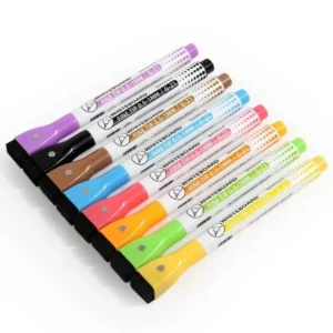 Rotuladores magnéticos con punta Extra fina de borrado en seco, 8 colores, 0,5mm, rotulador para pizarra blanca,