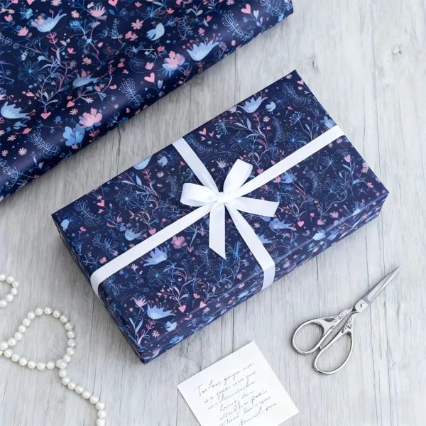 Papel de regalo extra largo y elegante de 43,18 cm x 299,72 cm