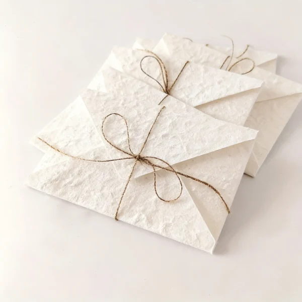 Sobres de Papel Texturizado con Relieve de Lino, 16x11cm, Sobres de cartón fino reciclado de Alta Calidad para Invitaciones de Boda y Papelería creativa, tarjetería artesana y comunicados especiales