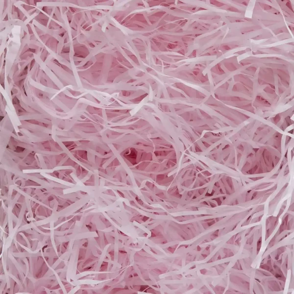 Hebras de papel arrugadas multicolores, confeti arrugado triturado, relleno de caja,
