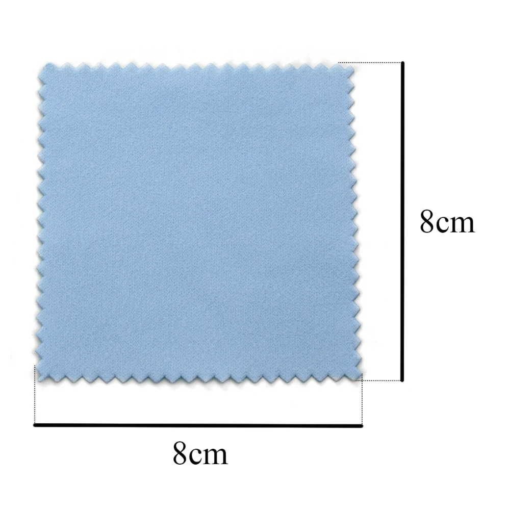 Paño de pulido empaquetado individualmente, toallita suave de tela - paño para limpieza de accesorios de joyería, 50 unids/set 8x8cm - Imagen 2