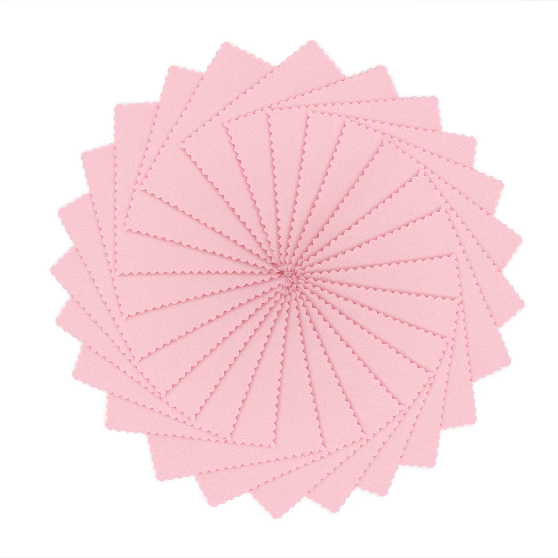 Paño de pulido empaquetado individualmente, toallita suave de tela - paño para limpieza de accesorios de joyería, 50 unids/set 8x8cm - Imagen 7