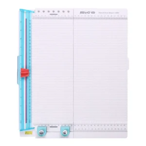 Cortador de papel multifuncional 7 en 1, cortador de plástico ABS, tabla de puntuación