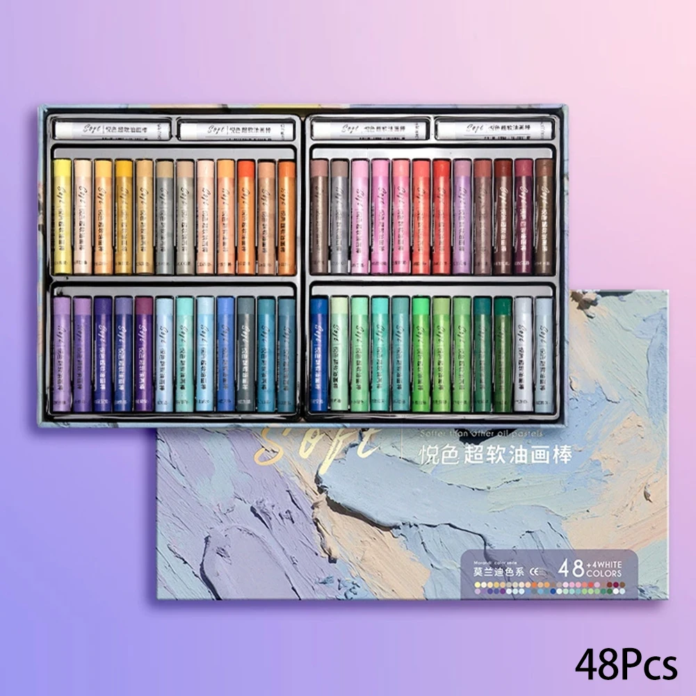 Set de Pasteles al Óleo Suaves para Artistas, 6/24/48 Colores, Profesional y Seguro, para Pintura Artística - Imagen 11