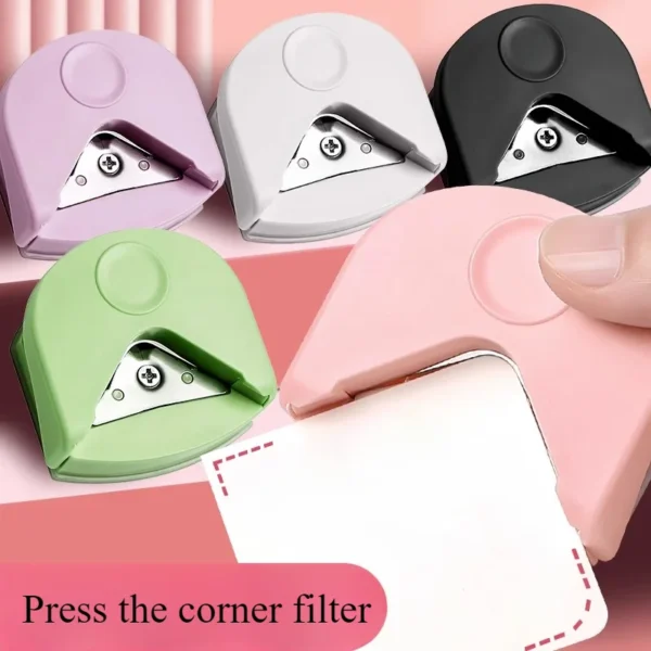 Cortador circular, fabricante de botones, máquina redonda de esquina, punzonado de esquina, cortador de papel portátil, corte de fotos de tarjetas