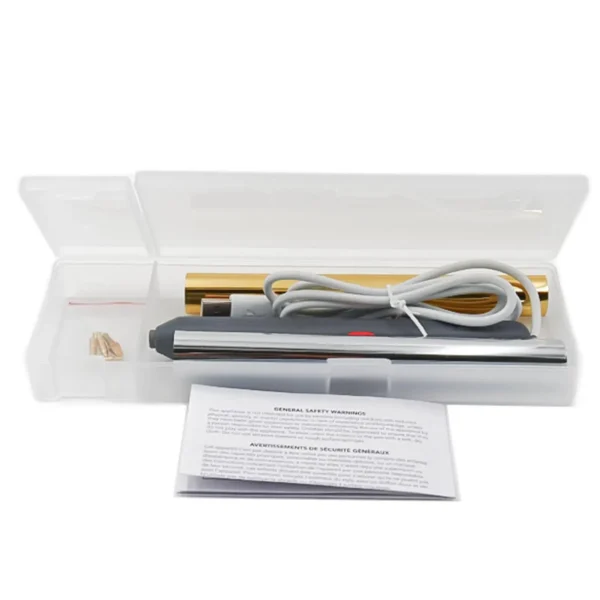 Lápiz de estampado en caliente USB, herramienta aplicadora de foil para manualidades, scrapbooking, trabajo en cuero y creación de tarjetas DIY