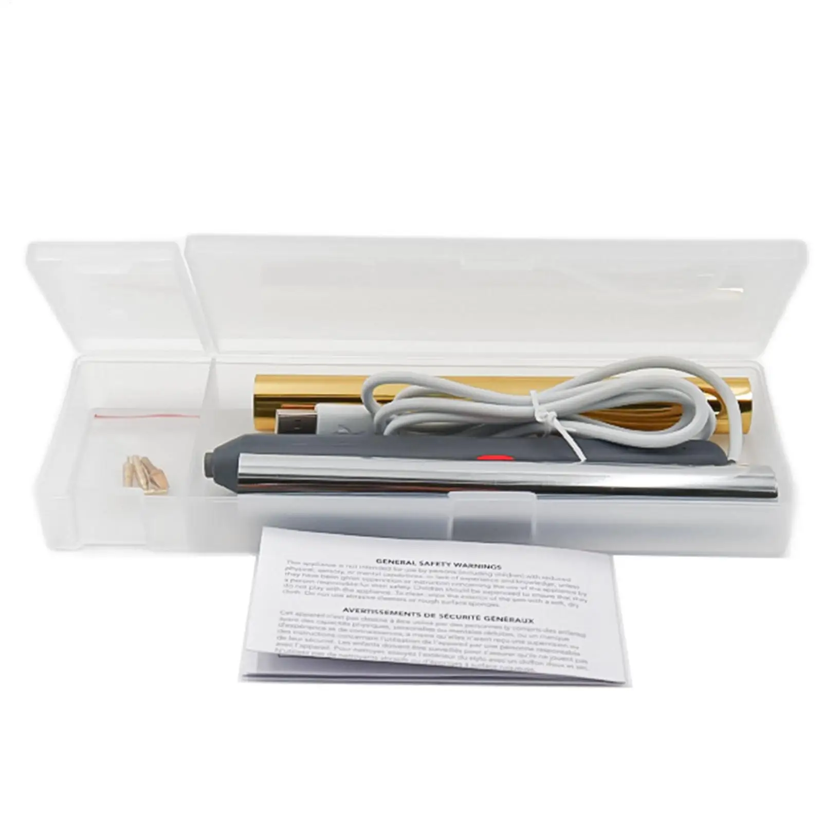 Lápiz de estampado en caliente USB, herramienta aplicadora de foil para manualidades, scrapbooking, trabajo en cuero y creación de tarjetas DIY - Imagen 4