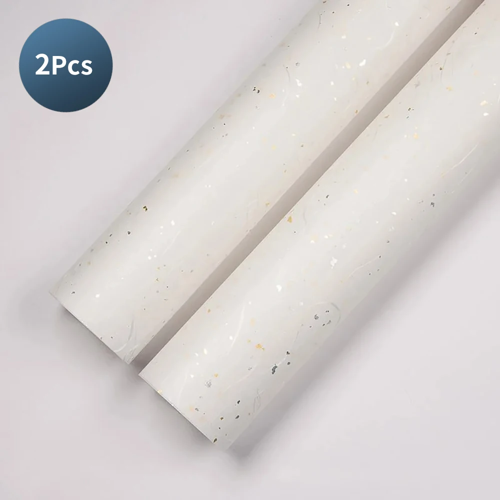 Papel de regalo de 1 metro x 2 hojas en paquete de 6 colores, oro/plata brillante - Imagen 9