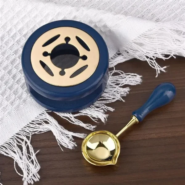 Juego de sellos de cera de sellado, sello de cera Vintage de madera maciza, Kit de estufa calefactora para tarjetas de invitación de boda, sobres, embalaje de regalo
