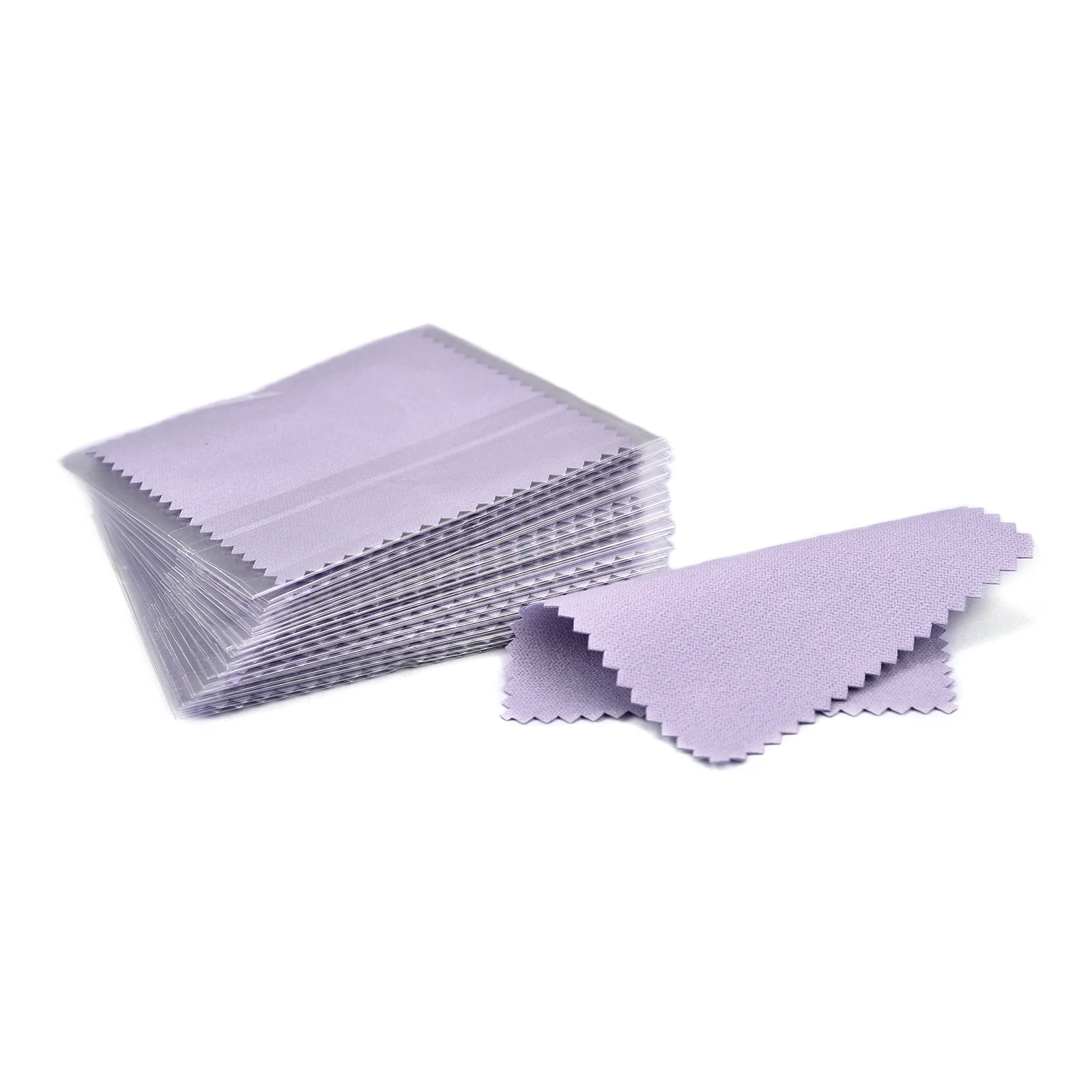 Paño de pulido empaquetado individualmente, toallita suave de tela - paño para limpieza de accesorios de joyería, 50 unids/set 8x8cm - Imagen 13