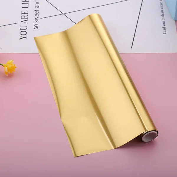 Rollos de láminas activadas por calor para manualidades, 19,3 cm x 5m, transferencia de calor holográfica, manualidades DIY, papel de transferencia de calor holográfico