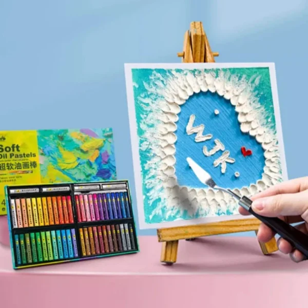 Pastel al óleo super suave profesional, 24/36/48 colores, pasteles suaves blancos de artista para pintar