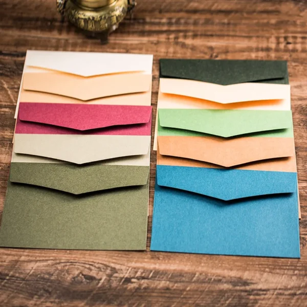 Sobres engrosados, tarjetas de invitación con diseño occidental, sobres grandes con forro de Color
