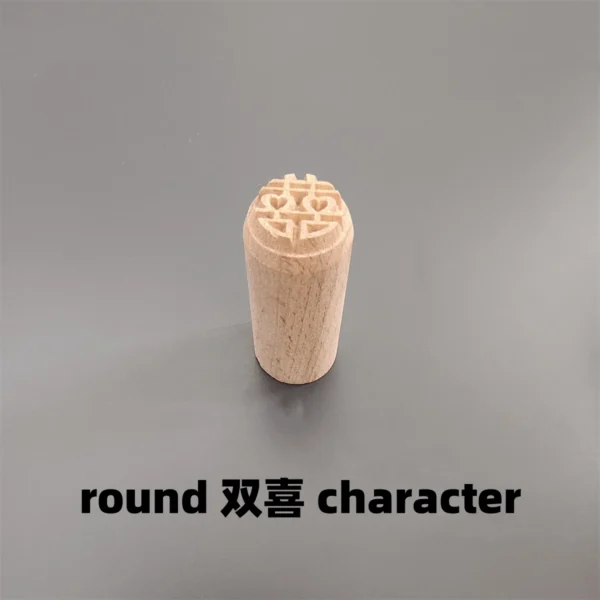 9 patrones de sellos de madera DIY, juego de sellos de arcilla de madera, herramienta casera, 1 ud.