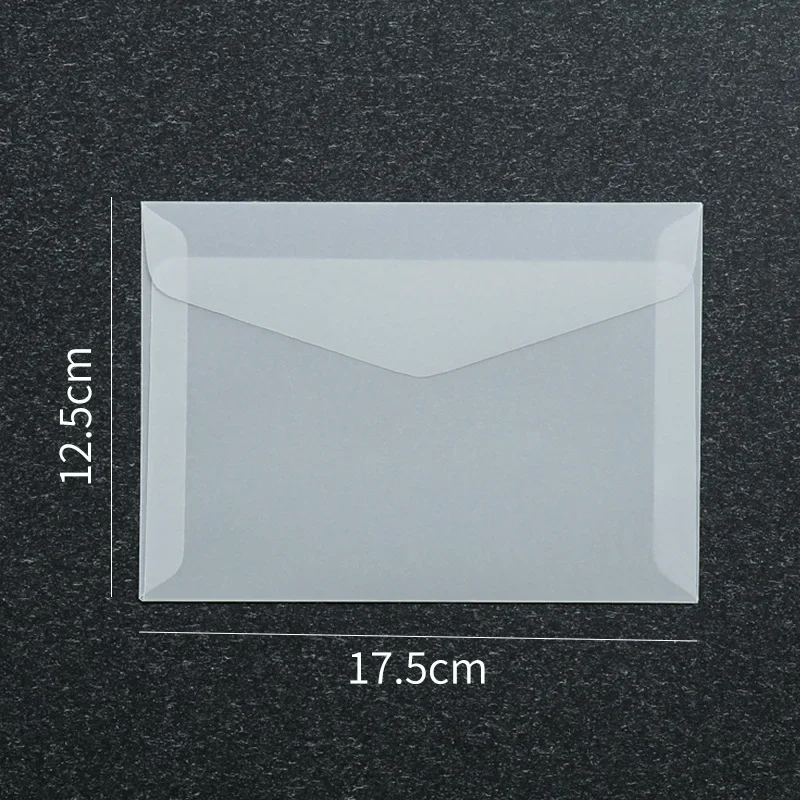 Sobre translúcido para tarjetas de invitaciones, cajas de regalo y postales - Imagen 13