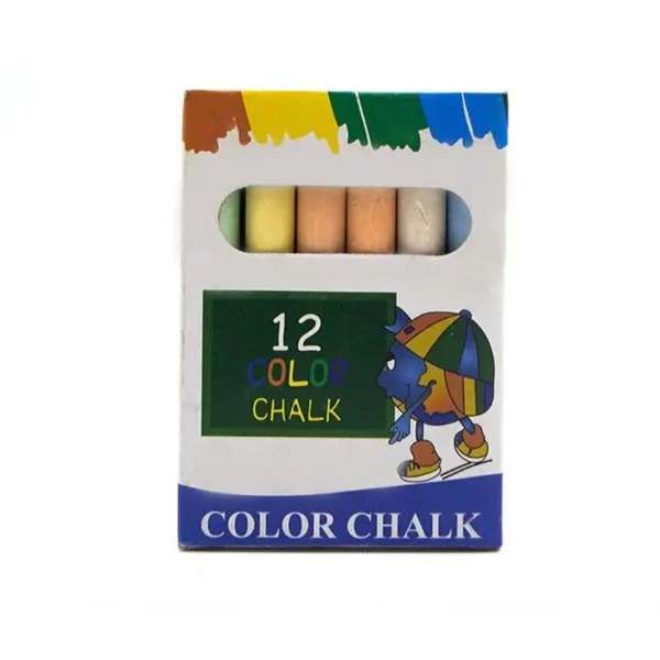 12 unids/lote de tizas sin polvo, tizas de dibujo para pizarra, 6 colores, papelería, suministros escolares de oficina, accesorios