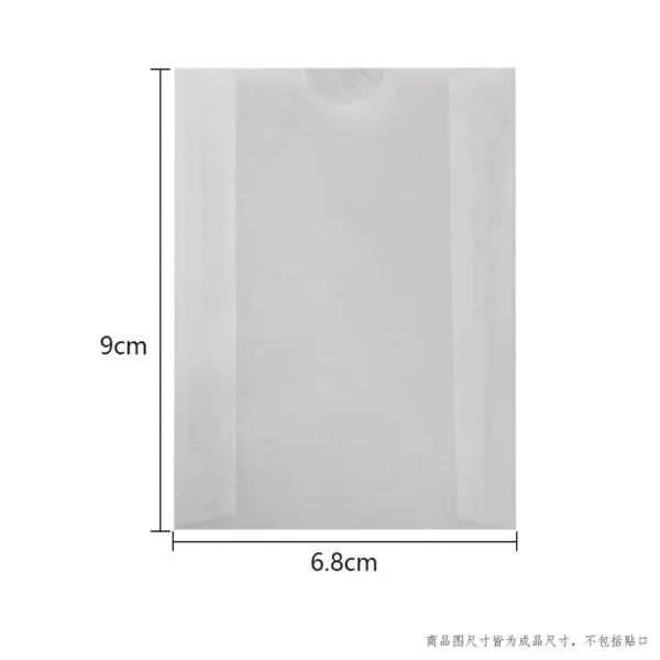 Sobres de papel de ácido sulfúrico translúcido, para tarjetas postales, tarjetas de regalos DIY y sobres para invitaciones