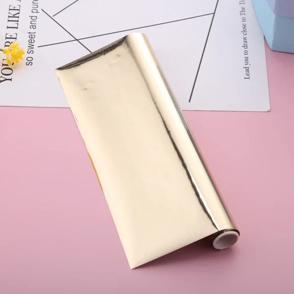 Rollos de láminas activadas por calor para manualidades, 19,3 cm x 5m, transferencia de calor holográfica, manualidades DIY, papel de transferencia de calor holográfico