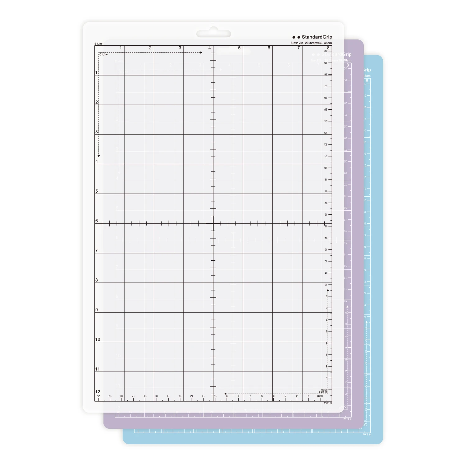 Tapete de corte de PVC de 8x12 pulgadas para silhouette