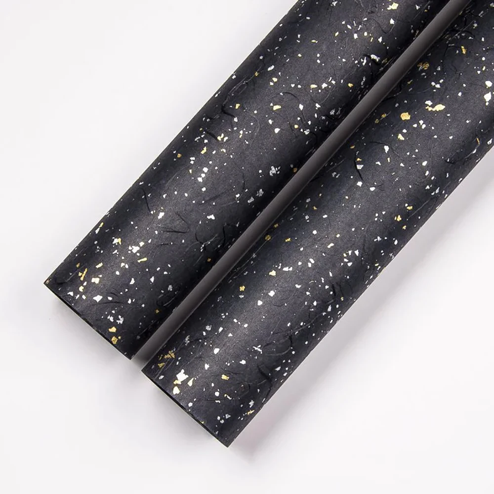 Papel de regalo de 1 metro x 2 hojas en paquete de 6 colores, oro/plata brillante - Imagen 5
