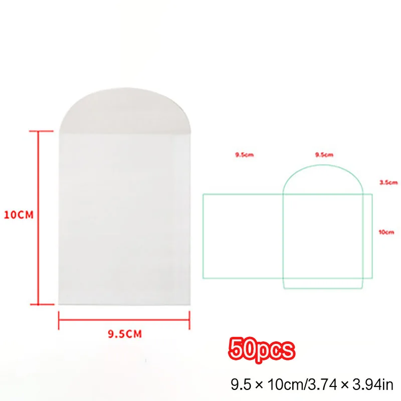 Sobres translúcidos para tarjetas, para regalos, papelería creativa, joyas artesanales e invitaciones - Imagen 30