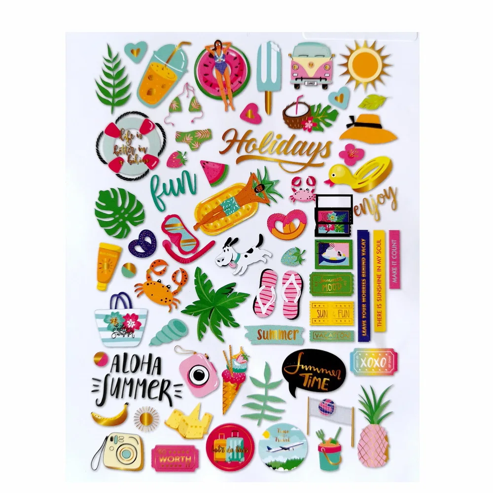 Figuras de papel impresas para manualidades DIY, para álbum de scrapbooking o recortes, fabricación de tarjetas, formas creativas para diseños originales y papeleria creativa - Imagen 4