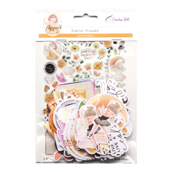 150 piezas de formas de papel troqueladas con diseño, para decoracion de tarjetas, para libros de scrapbooking y papeleria creativa